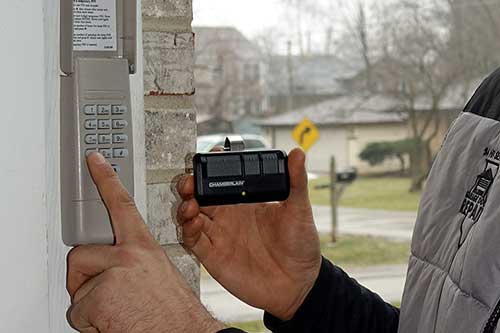 Garage Door Panel Programming